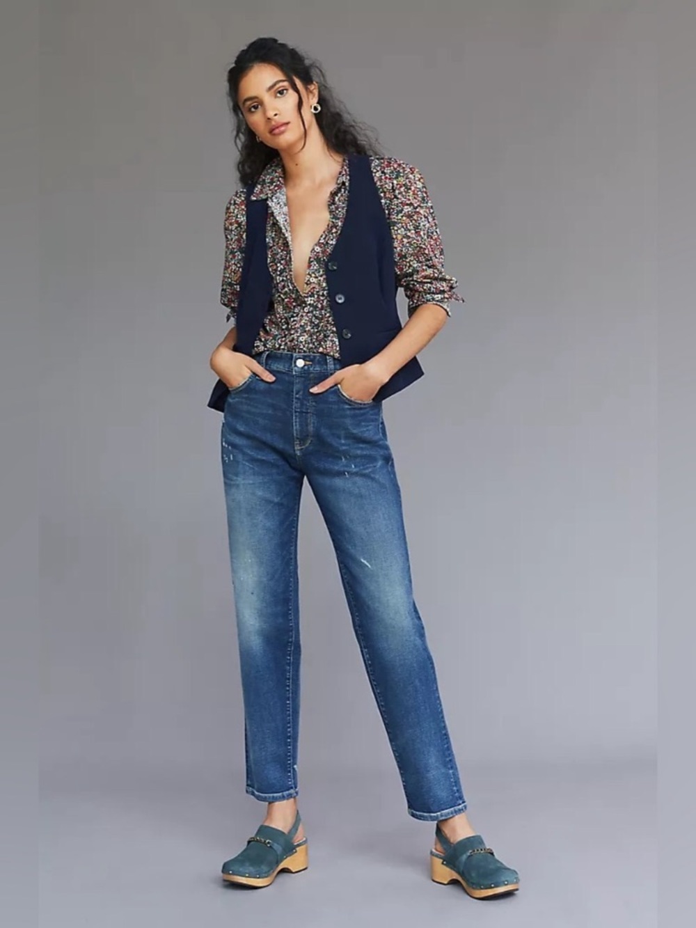 Pilcro and the Letterpress Mid-Rise Straight-Leg Jeans Boot Cut